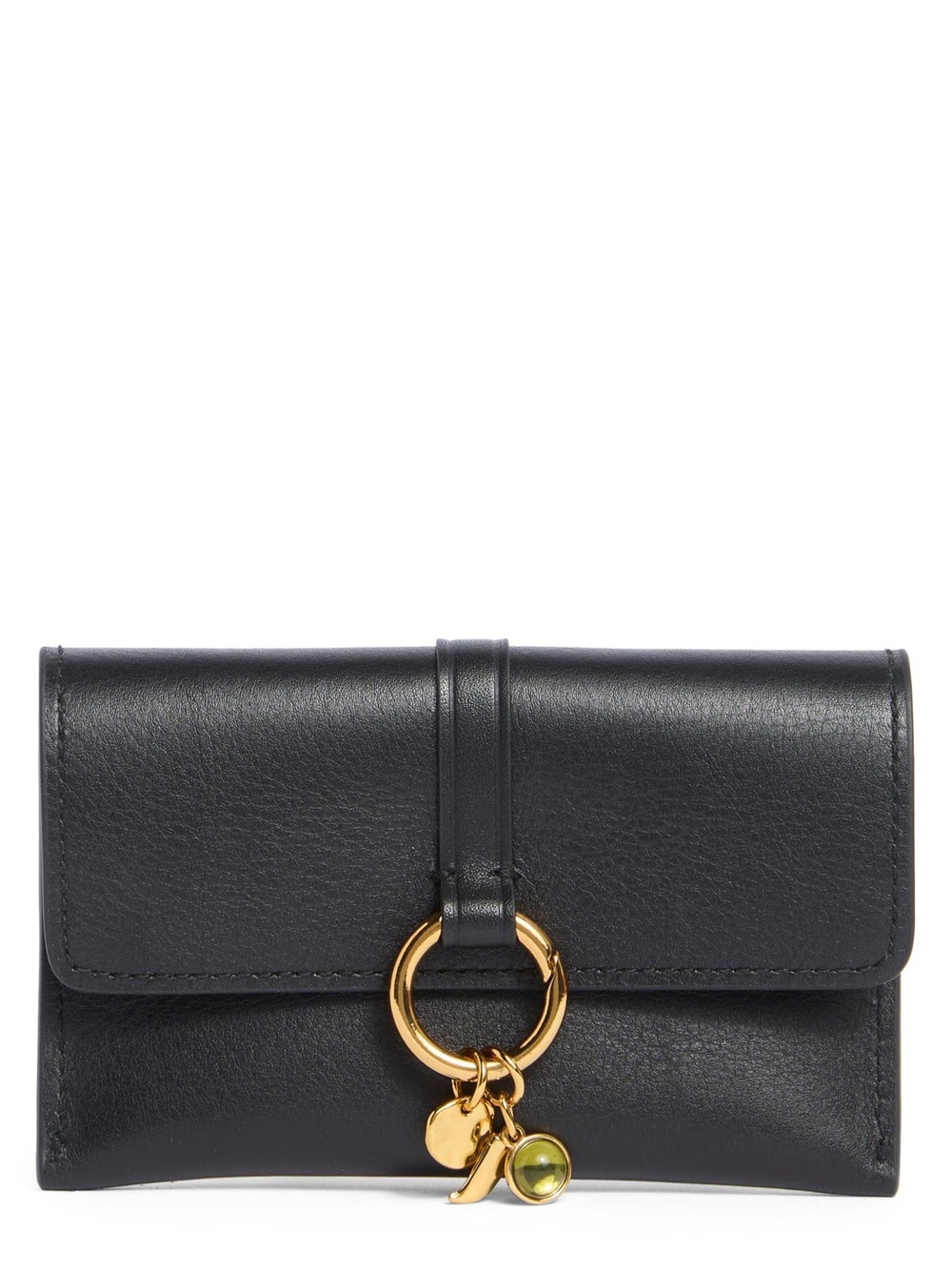 NWT Madewell Charm Ring Leather Card Case